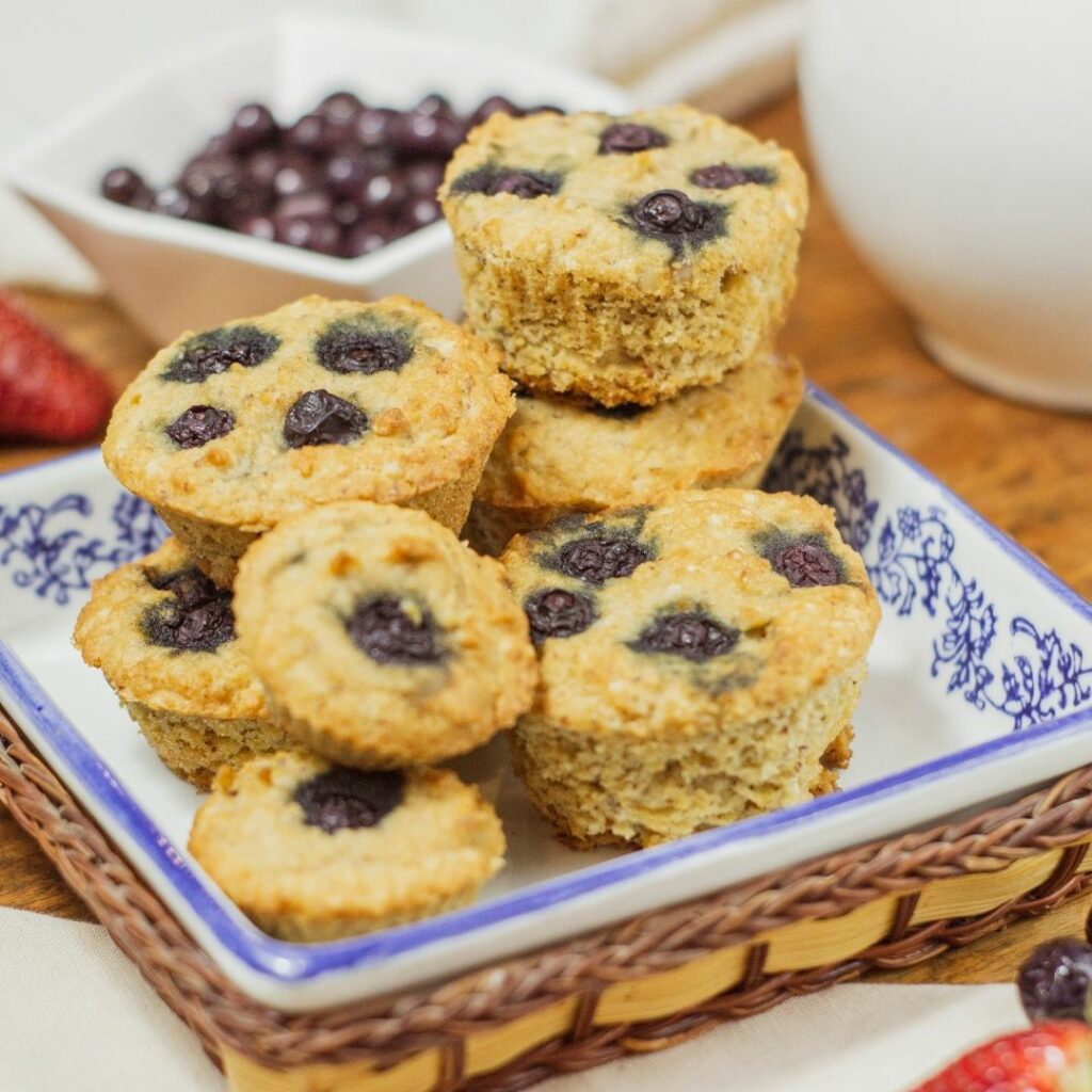 Muffins Keto de Arándanos Almacén Keto
