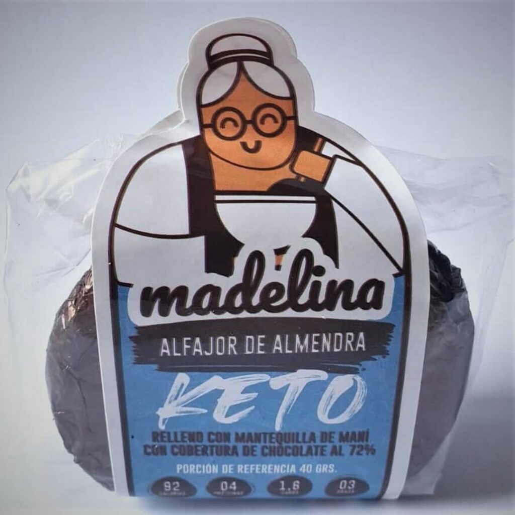 Alfajor KETO relleno de mantequilla de mani Almacén Keto