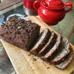 Pan de semillas keto (SÉSAMO BLANCO, NEGRO, CHIA Y GIRASOL)