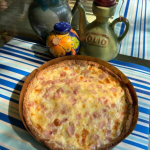 Tarta de jamon y queso - 1 Unidad 22 cm de diámetro